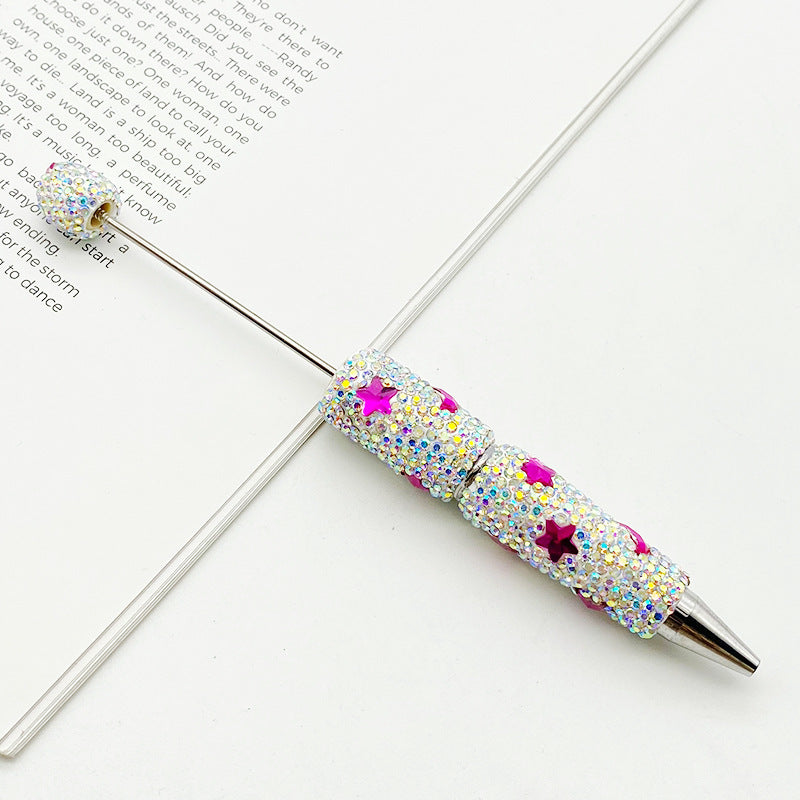 Wholesale DIY moon full diamond bead pen colorful
